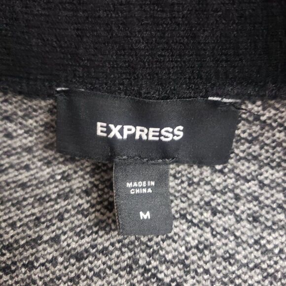 Express Jacket Medium White Black Old Money Classic Feminine Business Preppy - Picture 10 of 11